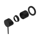 Nero Mecca Shower Mixer 60Mm Plate Trim Kits Only Matte Black