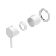 Nero Mecca Shower Mixer 60Mm Plate Trim Kits Only Matte White