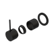 Nero Mecca Shower Mixer 60Mm Handle Up Plate Trim Kits Only Matte Black