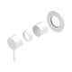 Nero Mecca Shower Mixer 80Mm Plate Trim Kits Only Matte White