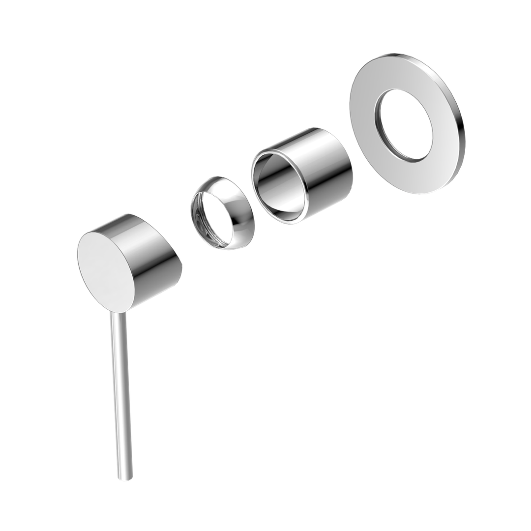 Nero Mecca Care Shower Mixer Trim Kits Only Chrome