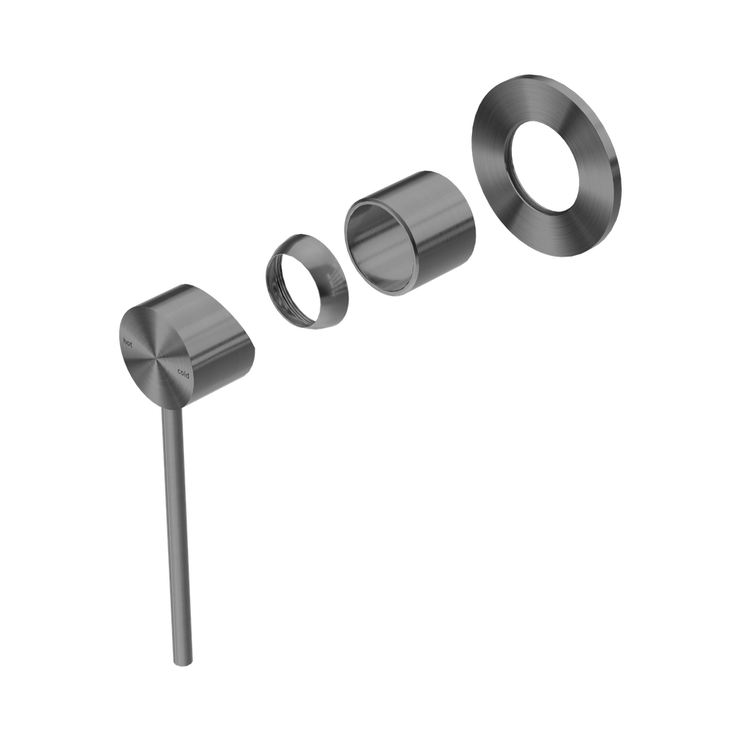 Nero Mecca Care Shower Mixer Trim Kits Only Gun Metal