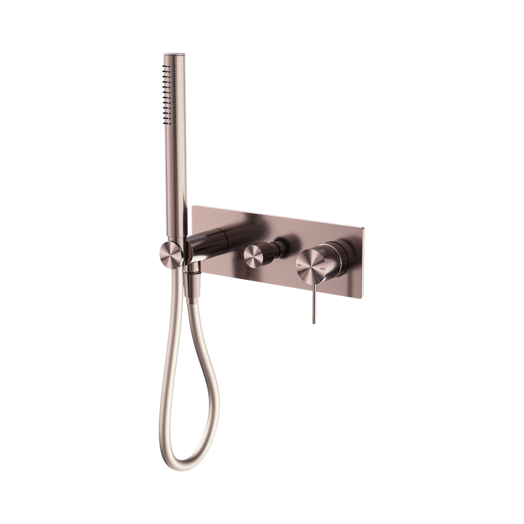 Nero Mecca Shower Mixer Diverter System Brushed Bronze
