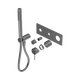 Nero Mecca Shower Mixer Diverter System Trim Kits Only Gun Metal