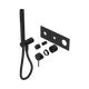 Nero Mecca Shower Mixer Diverter System Trim Kits Only Matte Black