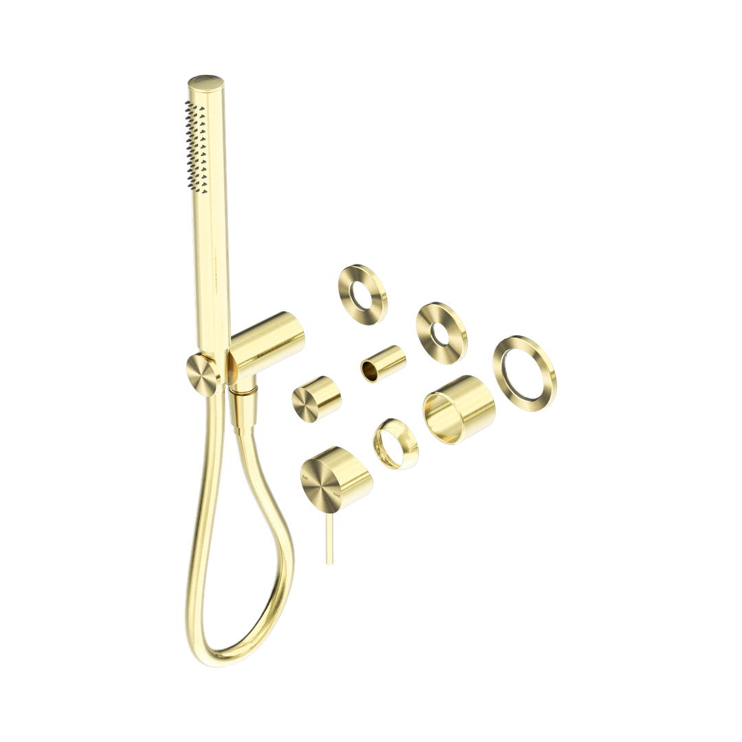 Nero Mecca Shower Mixer Diverter System Separate Back Plate Trim Kits Only Brushed Gold