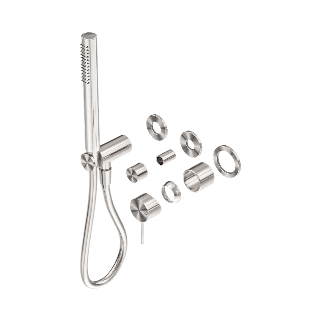 Nero Mecca Shower Mixer Diverter System Separate Back Plate Trim Kits Only Brushed Nickel