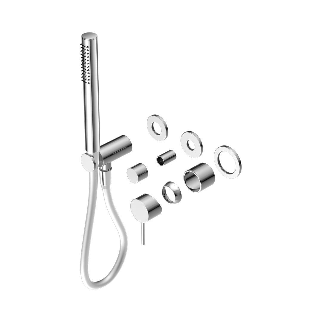 Nero Mecca Shower Mixer Diverter System Separate Back Plate Trim Kits Only Chrome