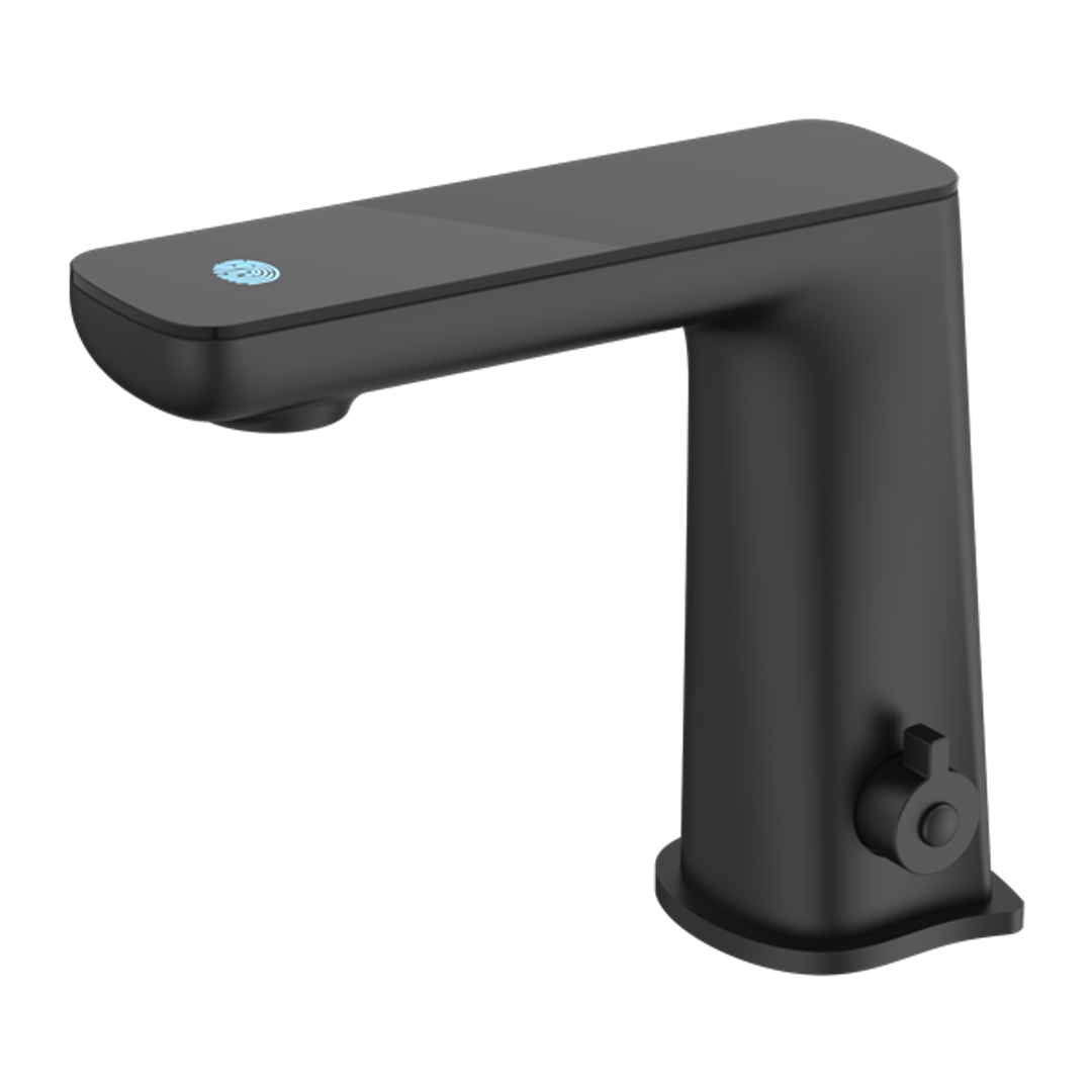 Nero Claudia Sensor Mixer with Black Top Display Matte Black