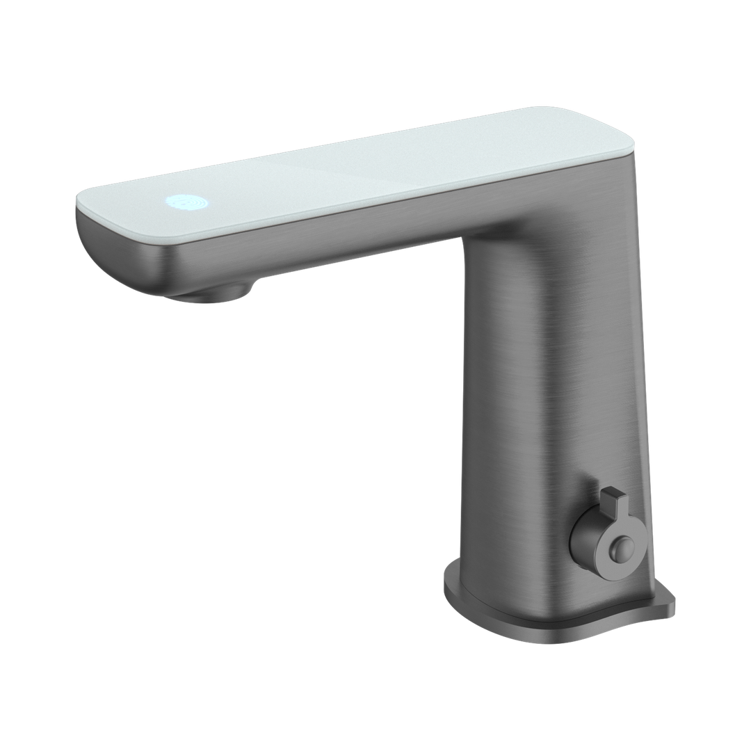 Nero Claudia Sensor Mixer With White Top Display Gun Metal