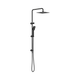Square Project Twin Nero Shower - Matte Black