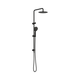 Dolce Ii Twin Nero Shower - Matte Black