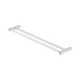 Nero New Mecca Double Towel Rail 600Mm Brushed Nickel
