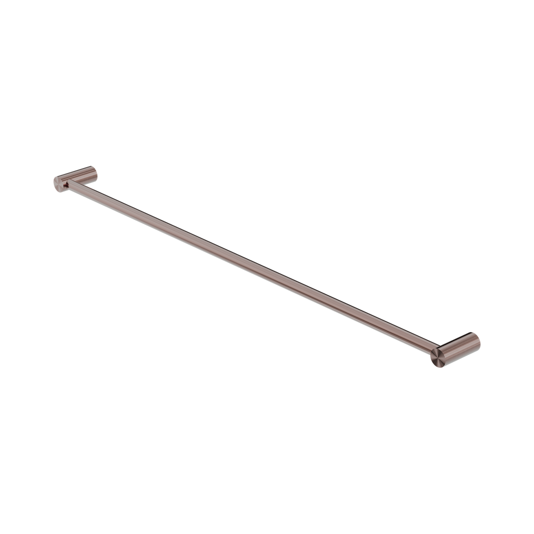 Nero New Mecca Single Towel Rail 800Mm Brushed Bronze