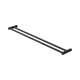 Nero New Mecca Double Towel Rail 800Mm Matte Black