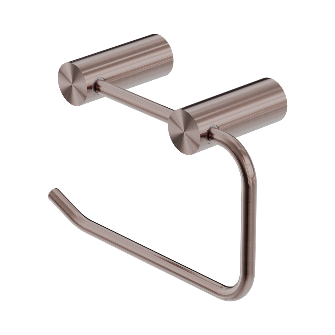 Nero New Mecca Toilet Roll Holder Brushed Bronze