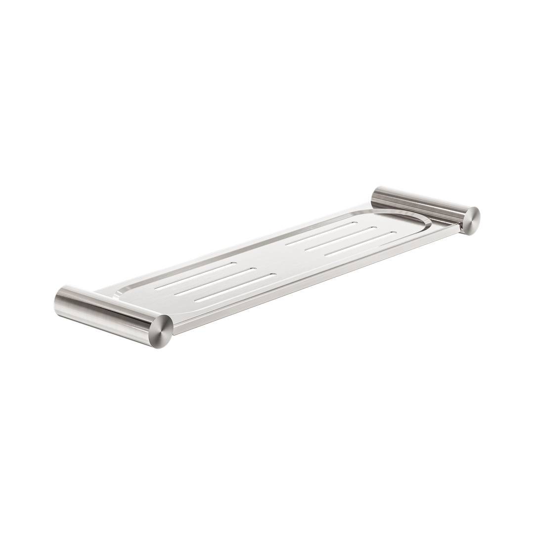 Nero Mecca Metal Shower Shelf Brushed Nickel