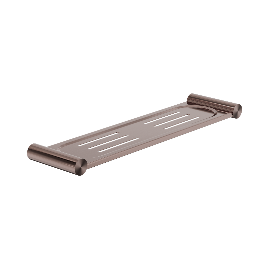Nero New Mecca Metal Shower Shelf Brushed Bronze