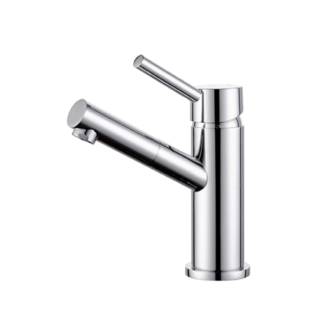 Nero Dolce Basin Mixer Angel Spout - Chrome