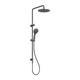 Nero Round Twin Shower Gun Metal