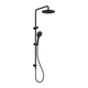 Nero Round Twin Shower Matte Black