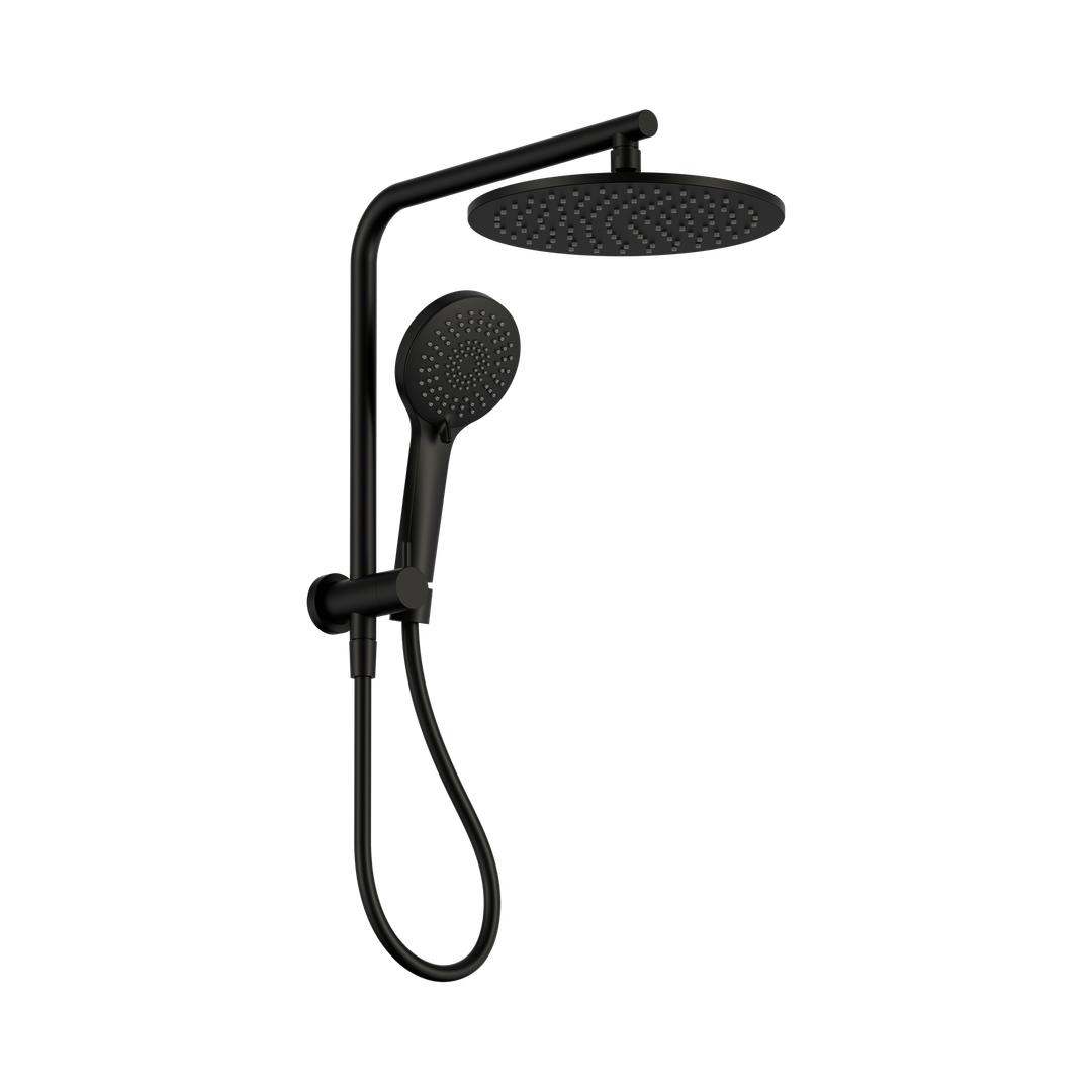 Mecca 2 In 1 Twin Nero Shower - Matte Black