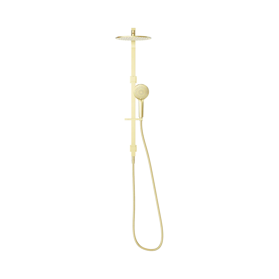 Nero Bianca Twin Shower Brushed Gold