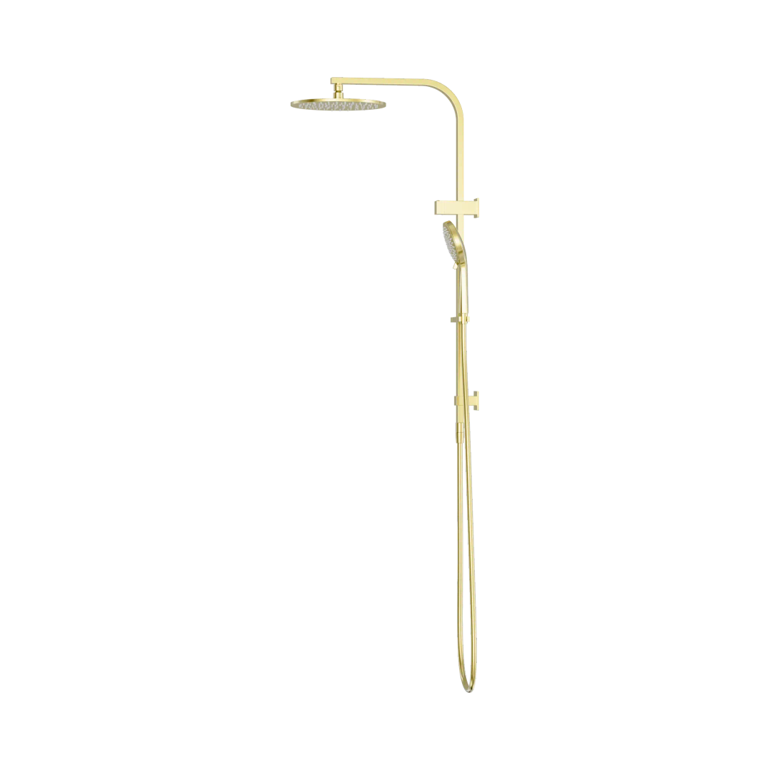 Nero Bianca Twin Shower Brushed Gold