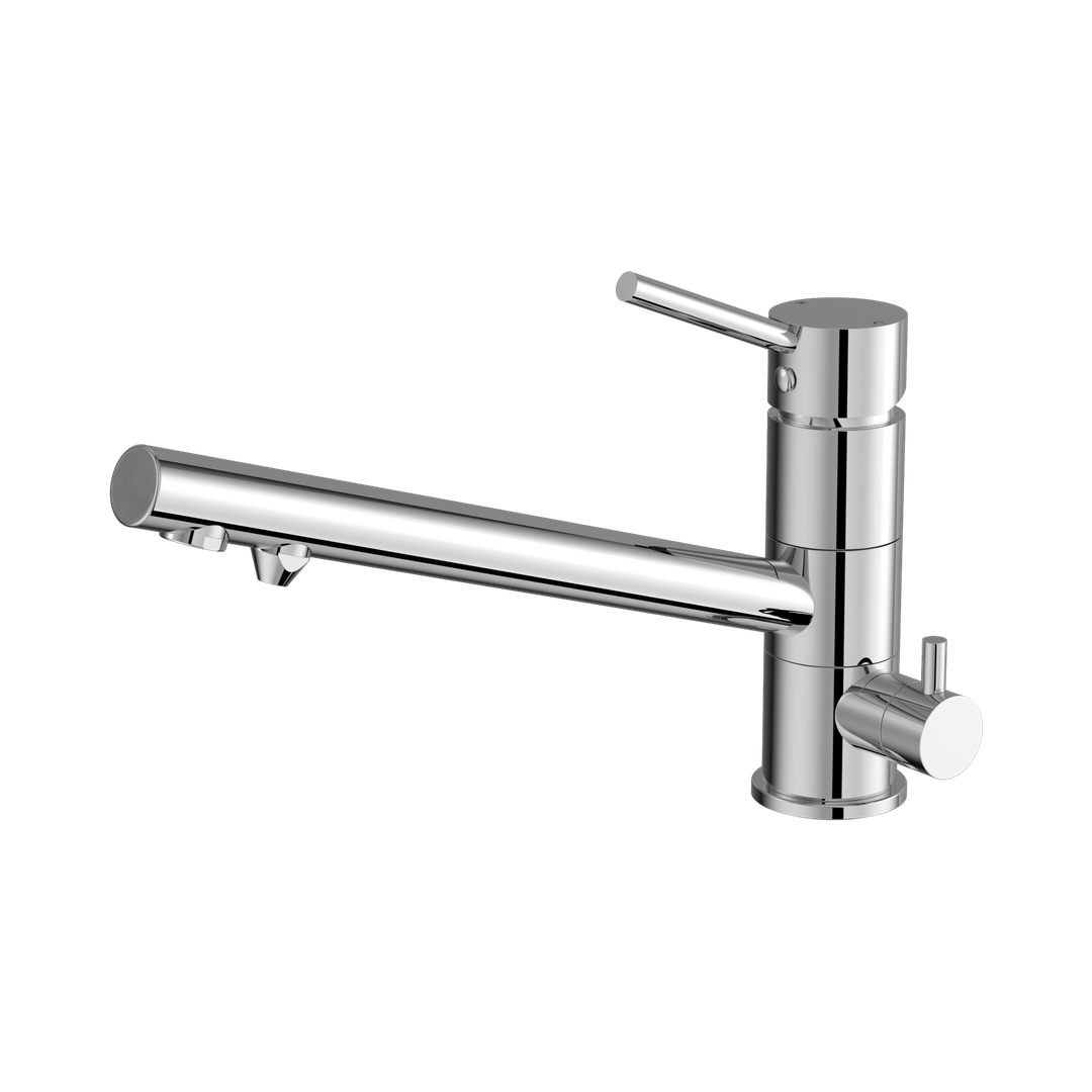 Nero Dolce Three-Way Kitchen Mixer Chrome