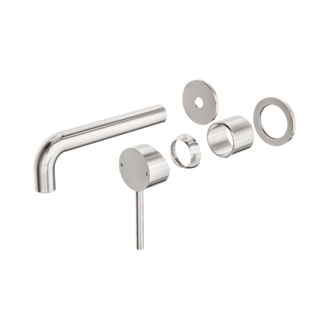 Nero Dolce Wall Basin/Bath Mixer Separate Back Plate Trim Kits Only Brushed Nickel