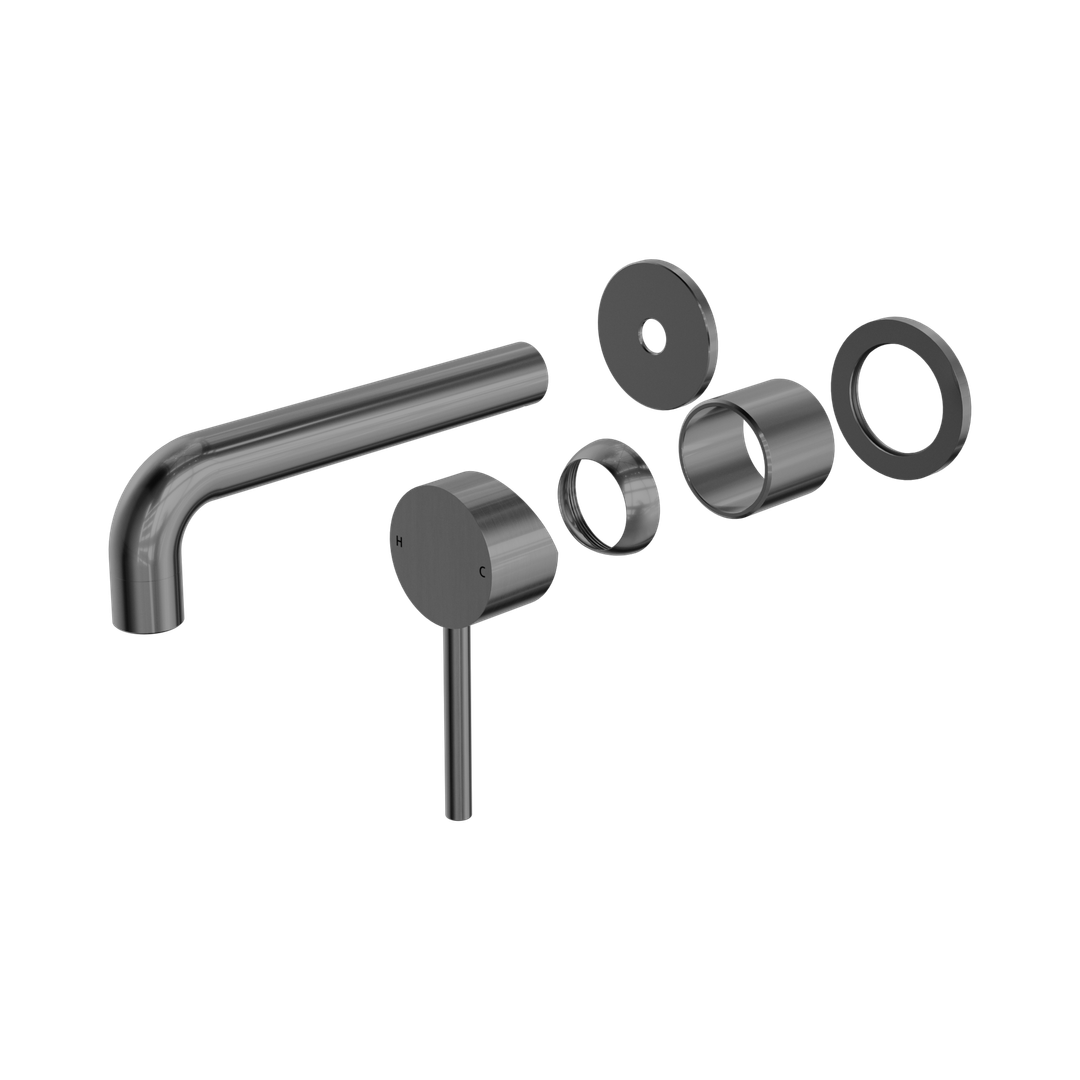 Nero Dolce Wall Basin/Bath Mixer Separate Back Plate Trim Kits Only Gun Metal