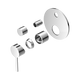 Nero Dolce Shower Mixer With Diverter Trim Kits Only Chrome