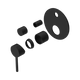 Nero Dolce Shower Mixer With Diverter Trim Kits Only Matte Black