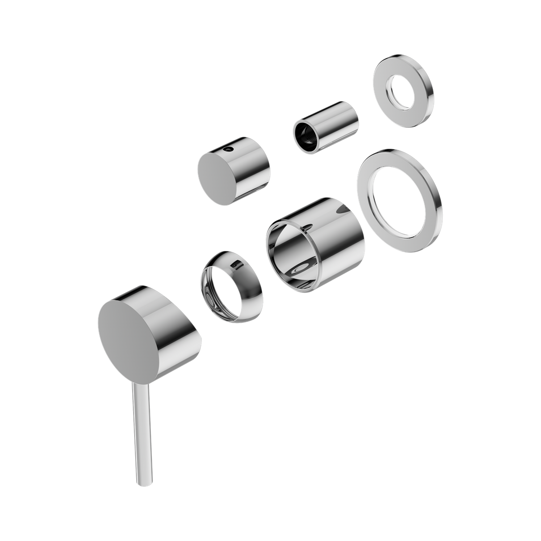 Nero Dolce Shower Mixer With Diverter Separate Back Plate Trim Kits Only Chrome