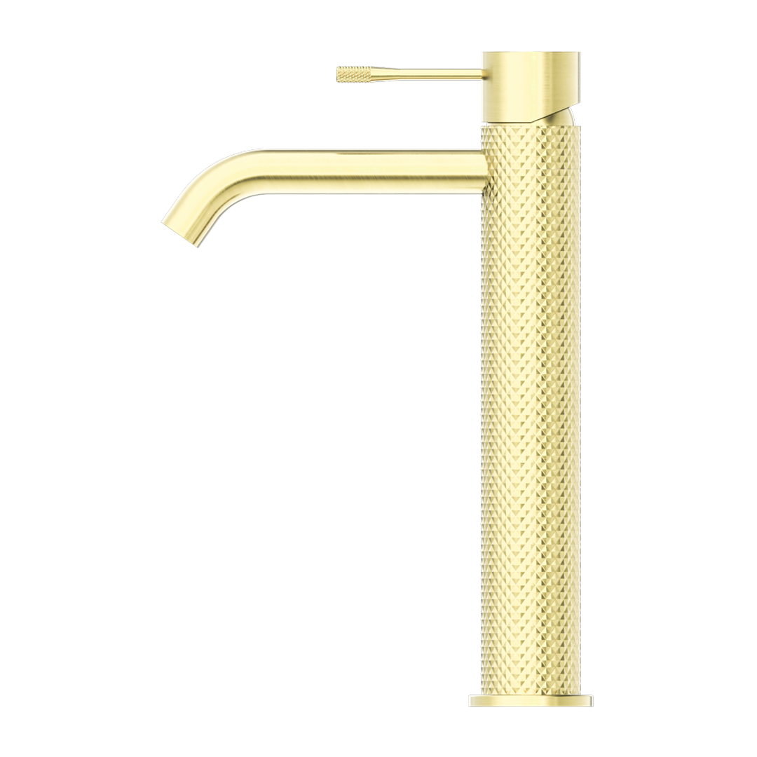 Opal Tall Basin Mixer Brushed Gold