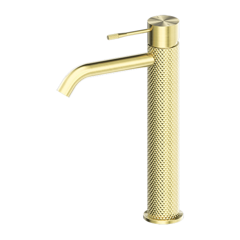 Opal Tall Basin Mixer Brushed Gold