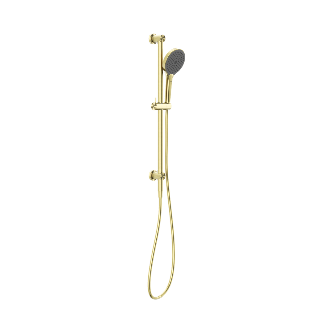 Opal Nero Shower Rail With Air Nero Shower Ii - Brushed Gold