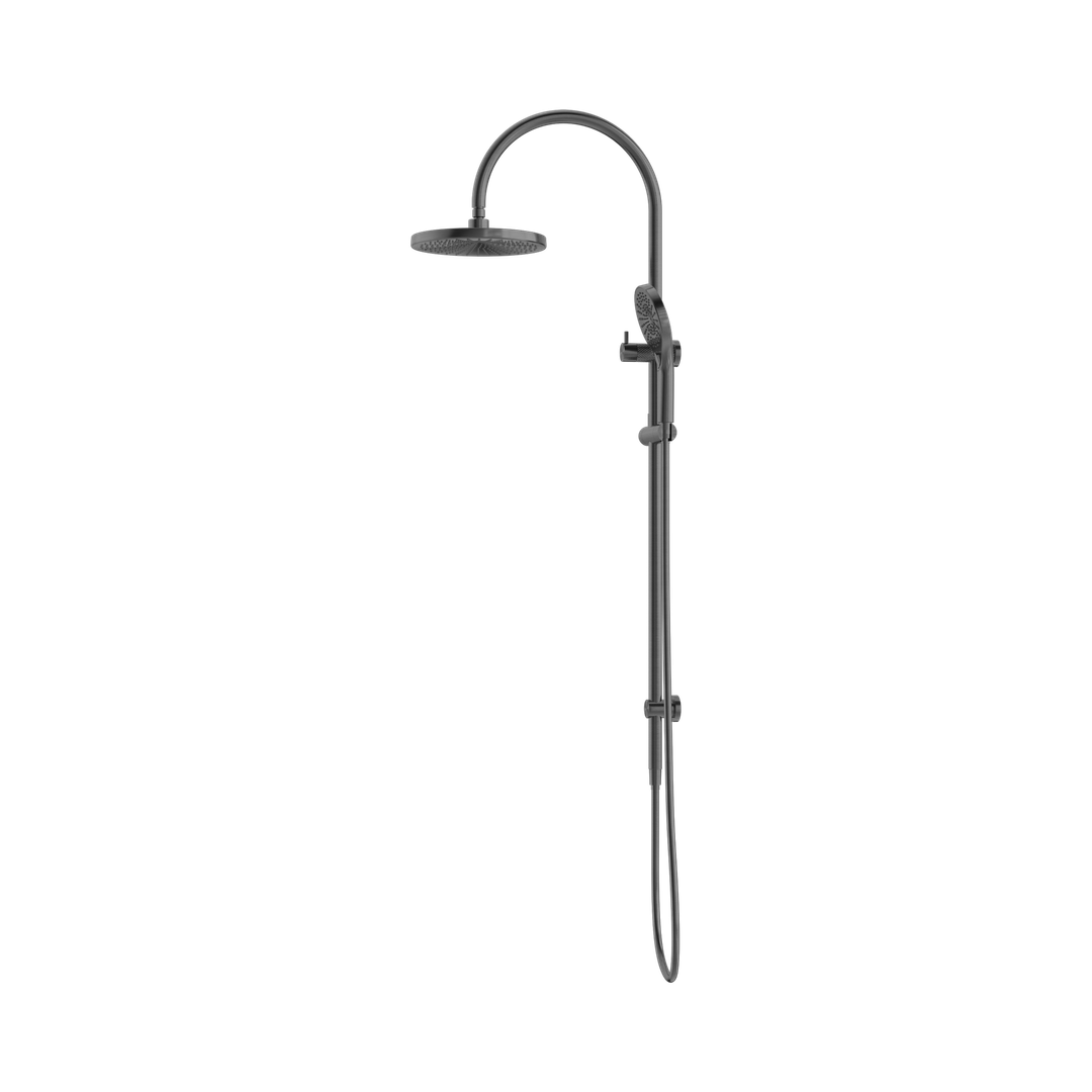NERO OPAL TWIN SHOWER GRAPHITE