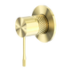 Nero Opal Shower Mixer Brushed Gold