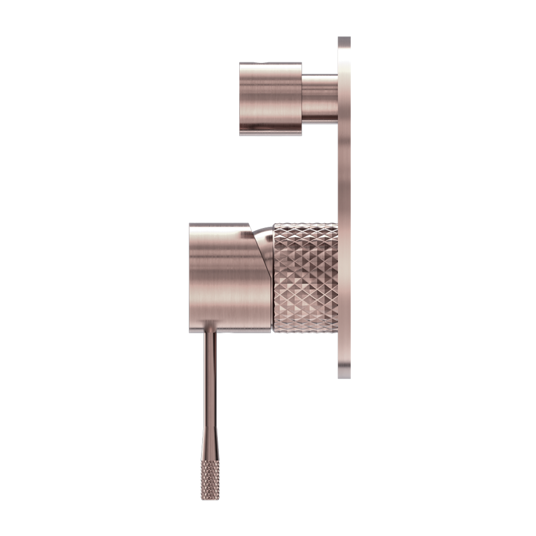 Opal Shower Mixer With Divertor Brushed Bronze