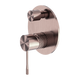 Nero Opal Shower Mixer With Divertor Brushed Bronze