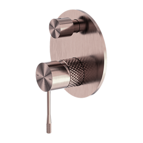 Opal Shower Mixer With Divertor Brushed Bronze