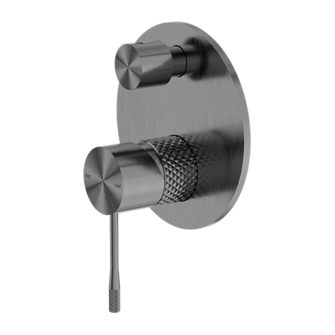 Opal Shower Mixer With Divertor Gunmetal