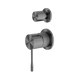 Nero Opal Shower Mixer With Diverter Separate Plate Graphite