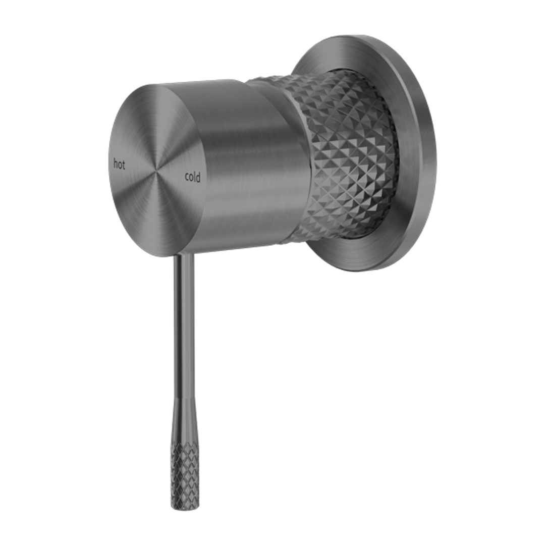 Nero Opal Shower Mixer With 60mm Plate Graphite