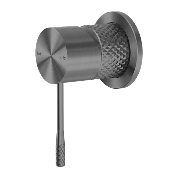 Nero Opal Shower Mixer With 60mm Plate Graphite