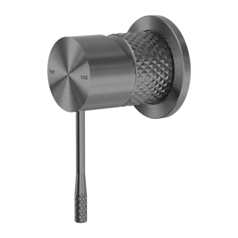 Nero Opal Shower Mixer With 60mm Plate Graphite