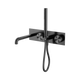 Opal Progressive Nero Shower System With Spout 230Mm - Graphite