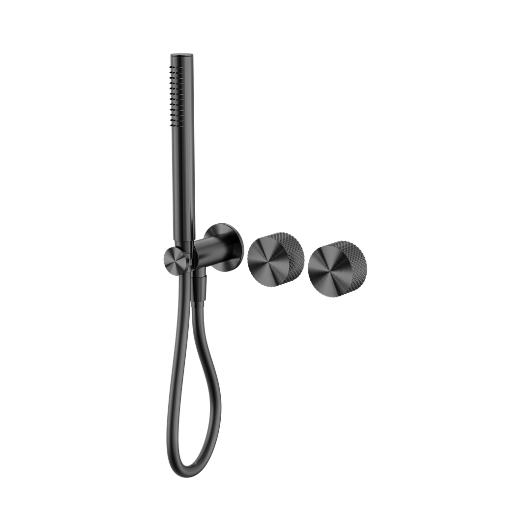 Opal Progressive Nero Shower System Separate Plate - Graphite