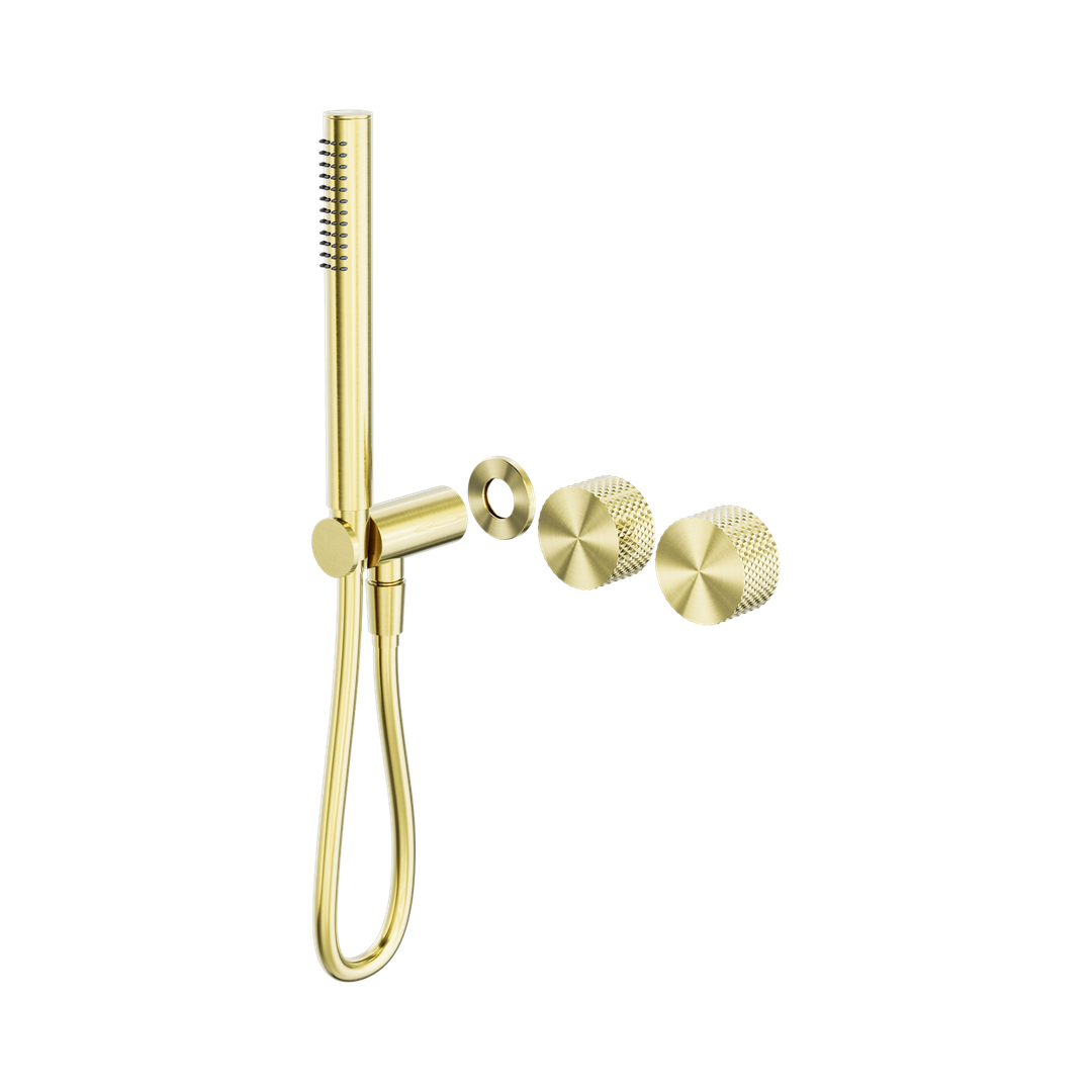 Nero Opal Progressive Shower System Separate Plate Trim Kits Only Brushed Gold